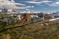 Whistler with Coast Mountains, British Columbia, Canada Royalty Free Stock Photo