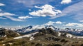 Whistler with Coast Mountains, British Columbia, Canada Royalty Free Stock Photo