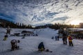 Whistler Village in British Columbia Canada Royalty Free Stock Photo