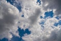 Whit clouds and blue sky view