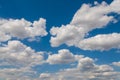 Whit clouds and blue sky view