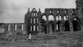 Whitby Abbey - Black and White