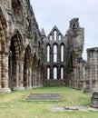 Whitby Abbey North Yorkshire England inspiration for Bram Stoker Royalty Free Stock Photo