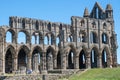 Whitby Abbey on sunny day Royalty Free Stock Photo