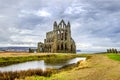 Whitby Abby now derelict and formally a Benedictine abbey and is situated overlooking the sea on the East cliff of Whitby.