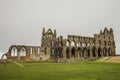 Whitby Abby, the view of the ruins.