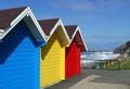 Whitby beach huts Royalty Free Stock Photo