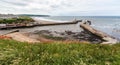 Whitby harbour entrance Royalty Free Stock Photo