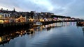 Whitby Harbour by Night