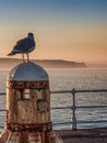 Whitby seascape in Yorkshire England UK Royalty Free Stock Photo