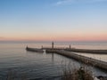 Whitby seascape in Yorkshire England UK Royalty Free Stock Photo