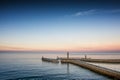 Whitby seascape in Yorkshire England UK Royalty Free Stock Photo