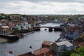 Whitby a seaside town with a harbour, North Yorkshire, England Royalty Free Stock Photo