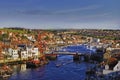 Whitby town and harbour Royalty Free Stock Photo