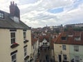 Whitby town rooftop outdoor trip to England