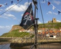 The Jolly Rodger Flag in Whitby, North Yorkshire