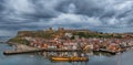 Whitby in Yorkshire England Royalty Free Stock Photo