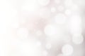White Abstract Background Bokeh Blurred Beautiful Shiny Lights Christmas