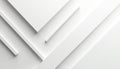White abstract background features geometric diagonal straight lines. Modern minimal pattern creates subtle 3D depth, shadow Royalty Free Stock Photo