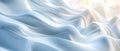 A white abstract background featuring smooth wavy lines creating a dynamic and modern architectural design.Generative AI Royalty Free Stock Photo