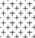 White abstract background with seamless pattern random crosses