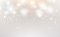 White abstract, Bokeh decoration background vector illustration seasonal holiday celebration