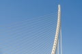 White Abstract Bridge On Sky Royalty Free Stock Photo