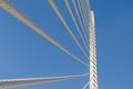 White Abstract Bridge On Sky