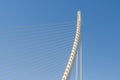 White Abstract Bridge On Sky