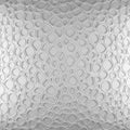 White abstract cells net backdrop. 3d rendering geometric polygons