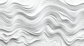 A white abstract design with a wave-like pattern. Royalty Free Stock Photo