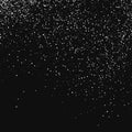 White Abstract Particles On Black Background Royalty Free Stock Photo