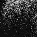 White Abstract Particles On Black Background Royalty Free Stock Photo