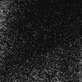 White Abstract Particles On Black Background Royalty Free Stock Photo