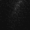 White Abstract Particles On Black Background Royalty Free Stock Photo