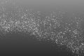 White Abstract Particles On Transparent Background. Royalty Free Stock Photo