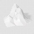 White Abstract Polygonal Background Royalty Free Stock Photo