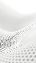 White abstract technology background. Big data digital binary code. Virtual reality. 3D rendering. Royalty Free Stock Photo