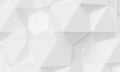 White abstract triangular shape surface background. Backdrop and wallpaper banner for advertising concept. 3D illustration Royalty Free Stock Photo