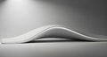 White Abstract Waveform Grey Luxury & x28;AI Generated& x29; Royalty Free Stock Photo