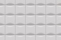 White acoustic sound proof soft foam seamless pattern