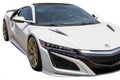 White Acura NSX Sports Car Royalty Free Stock Photo