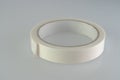 White adhesive double-sided tape on white background Royalty Free Stock Photo