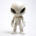 Alien Vinyl Toy Figurine On White Background - Greg Land Style