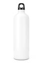 White Aluminum Bike Water Sport Bottle Mockup. 3d Rendering