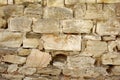 White Ancient Limestone Wall Background Texture