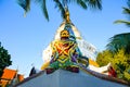 White ancient pagoda at Wat Ket Karam