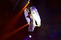 White Angel, Aerial Performance, Stage Spotlights