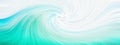 White and aqua wave-like background, swirled Royalty Free Stock Photo