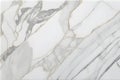 White arabescato marble with intricate patterns Royalty Free Stock Photo